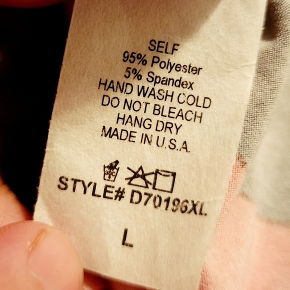 White Birch Red Striped Midi Dress Women's Large L Round Neck 3/4 Sleeves EUC - Picture 5 of 5